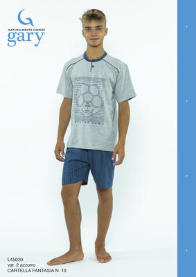 PIGIAMA RAGAZZO M/M L45020 Tellini S.r.l. Ingrosso Abbigliamento